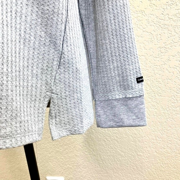 Calvin Klein grey sweater women V neckline long sleeve sweater size XL - Picture 7 of 10